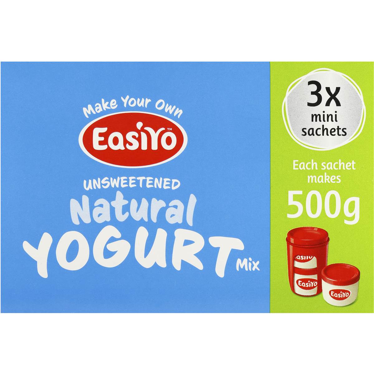 Easiyo Unsweetened Natural Yogurt Base 3x70g Woolworths