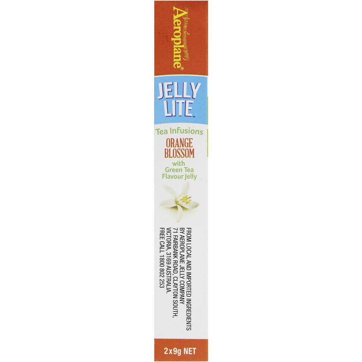 Aeroplane Jelly Lite Infused Orange Green Tea 2x9g Woolworths