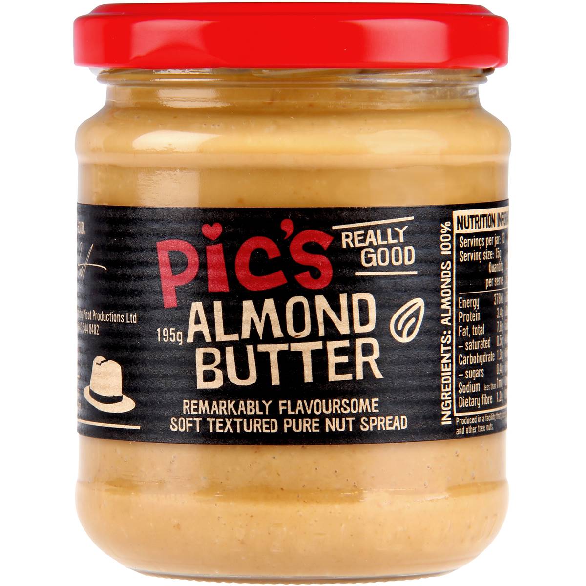 Pics Almond Butter 195g Woolworths