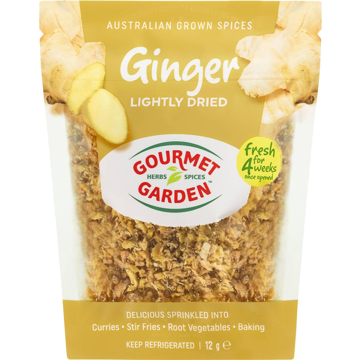 Gourmet Garden Lightly Dried Ginger 12g Woolworths