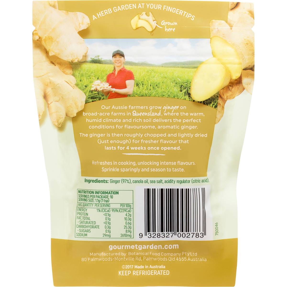 Gourmet Garden Lightly Dried Ginger 12g Woolworths