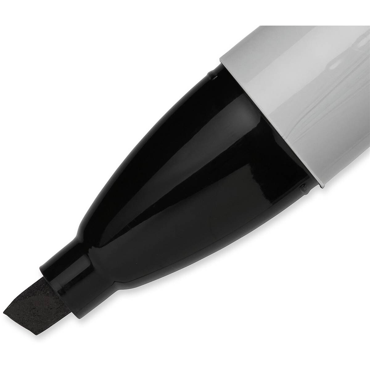 Sharpie Permanent Marker Pen Chisel Tip, Black Each Woolworths