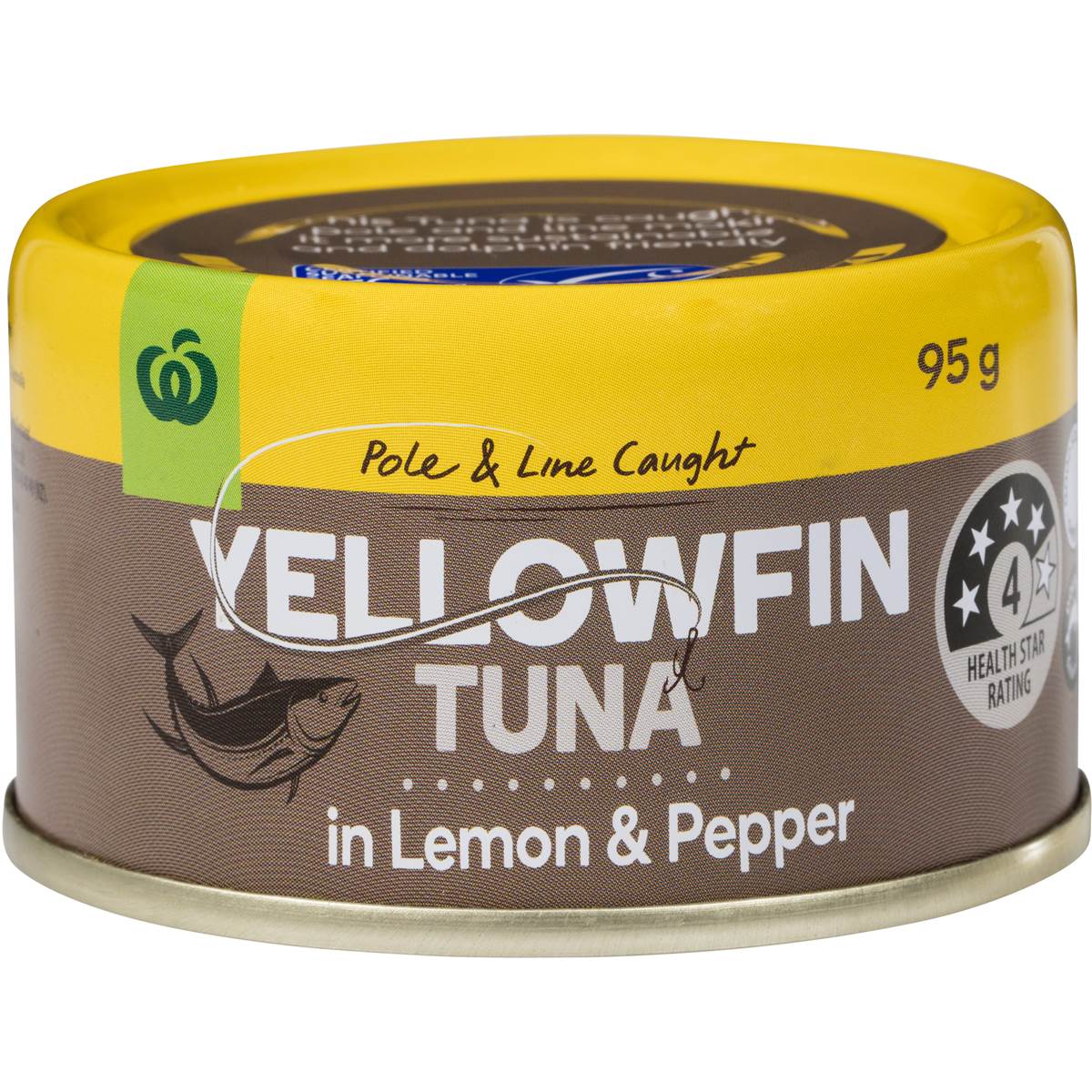 Woolworths Yellowfin Tuna In Lemon Pepper 95g Woolworths