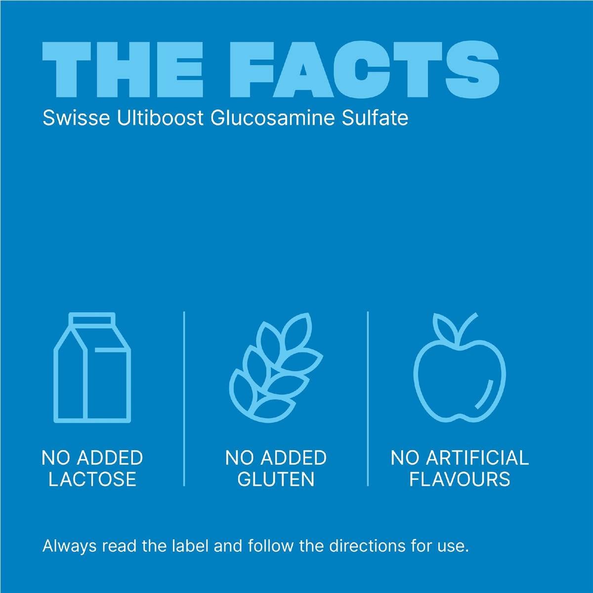 Swisse Ultiboost Glucosamine Sulfate Tablets For Joint Health 180 Pack