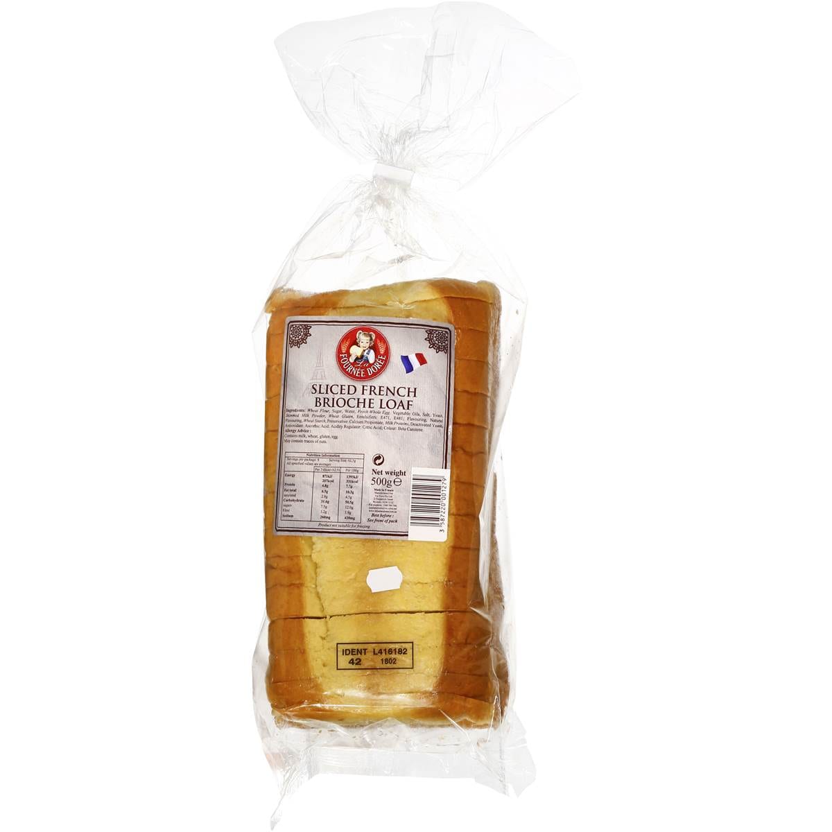 La Fournee Doree Sliced French Brioche 500g Woolworths