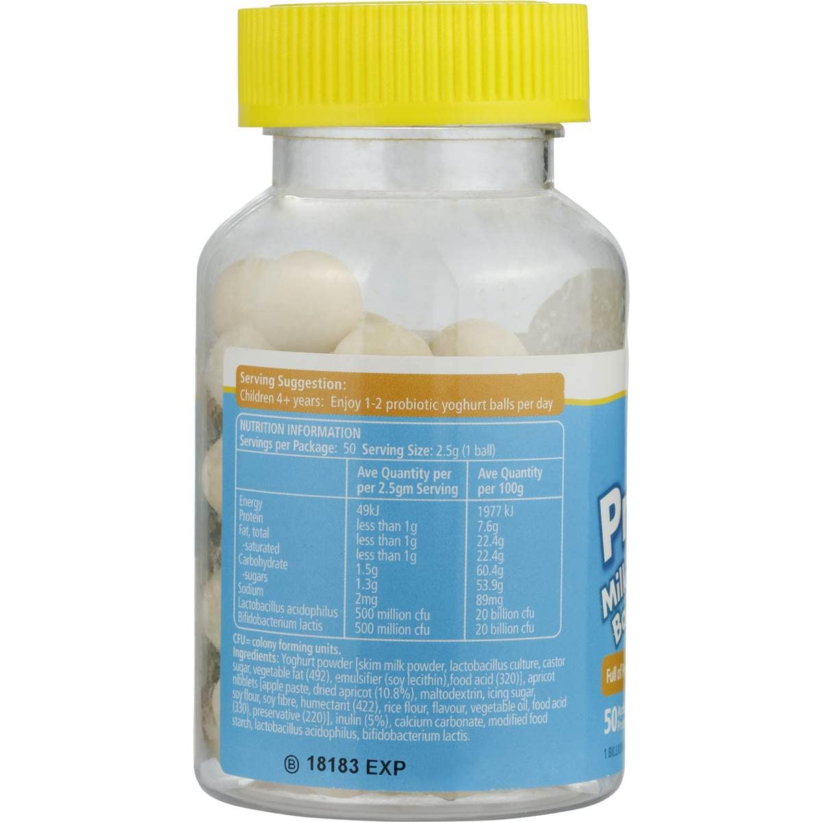 Nature's Way Kids Probiotic Apricot Yoghurt Balls 50 Pack Woolworths