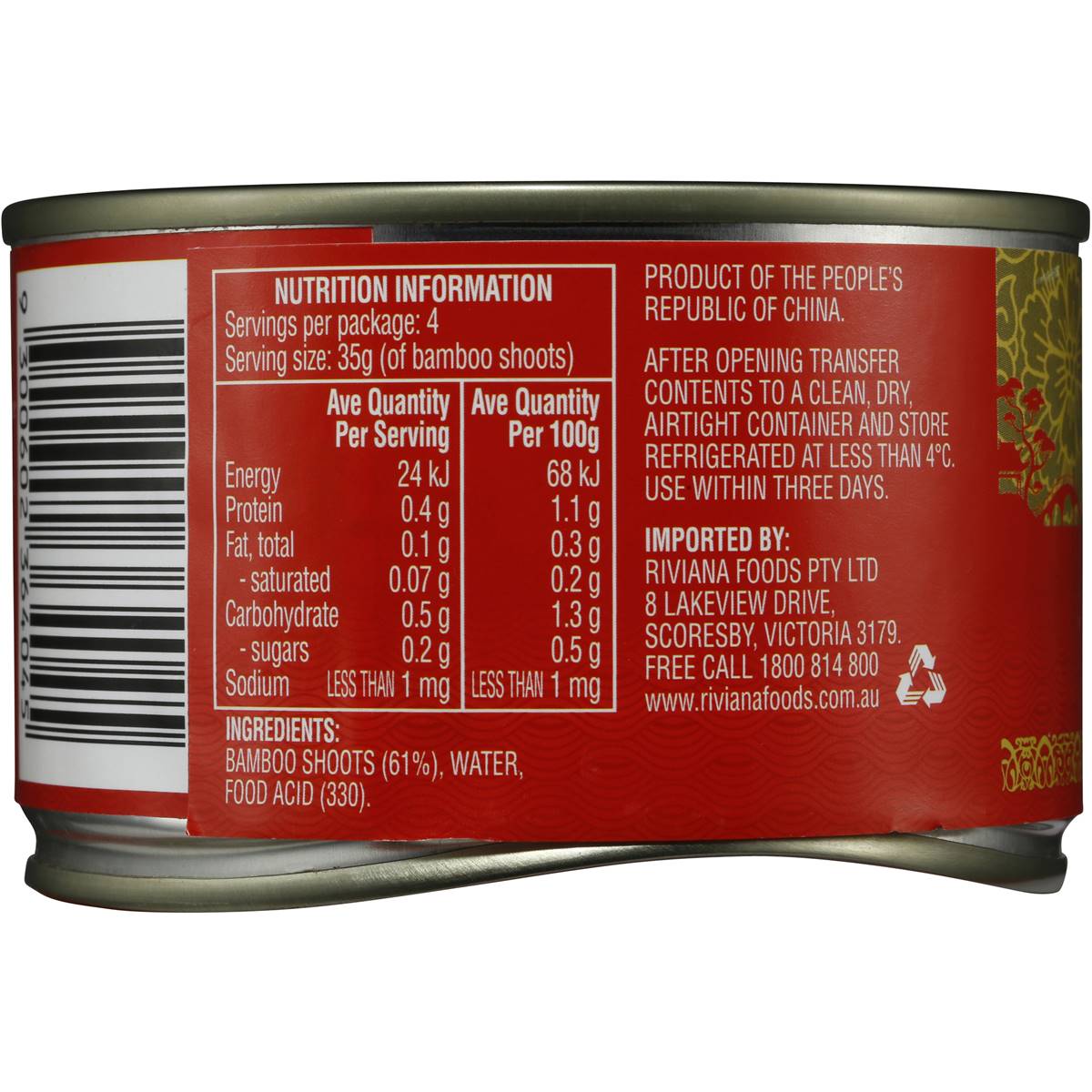 Riviana Bamboo Shoots 230g Woolworths