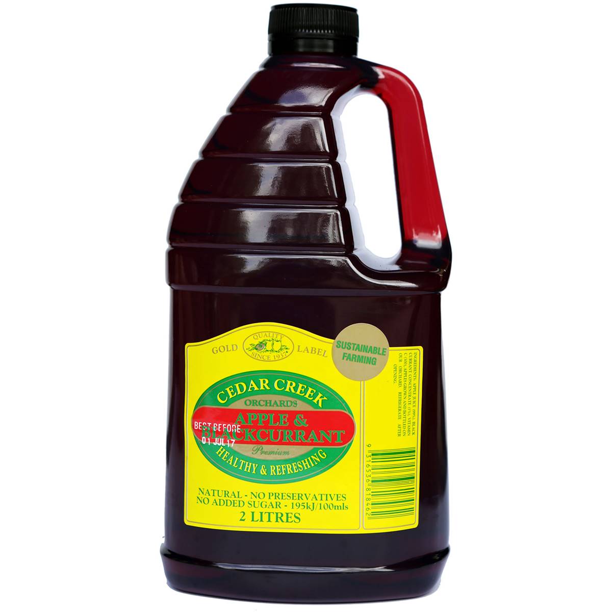 Cedar Creek Apple & Blackcurrant Juice 2l 