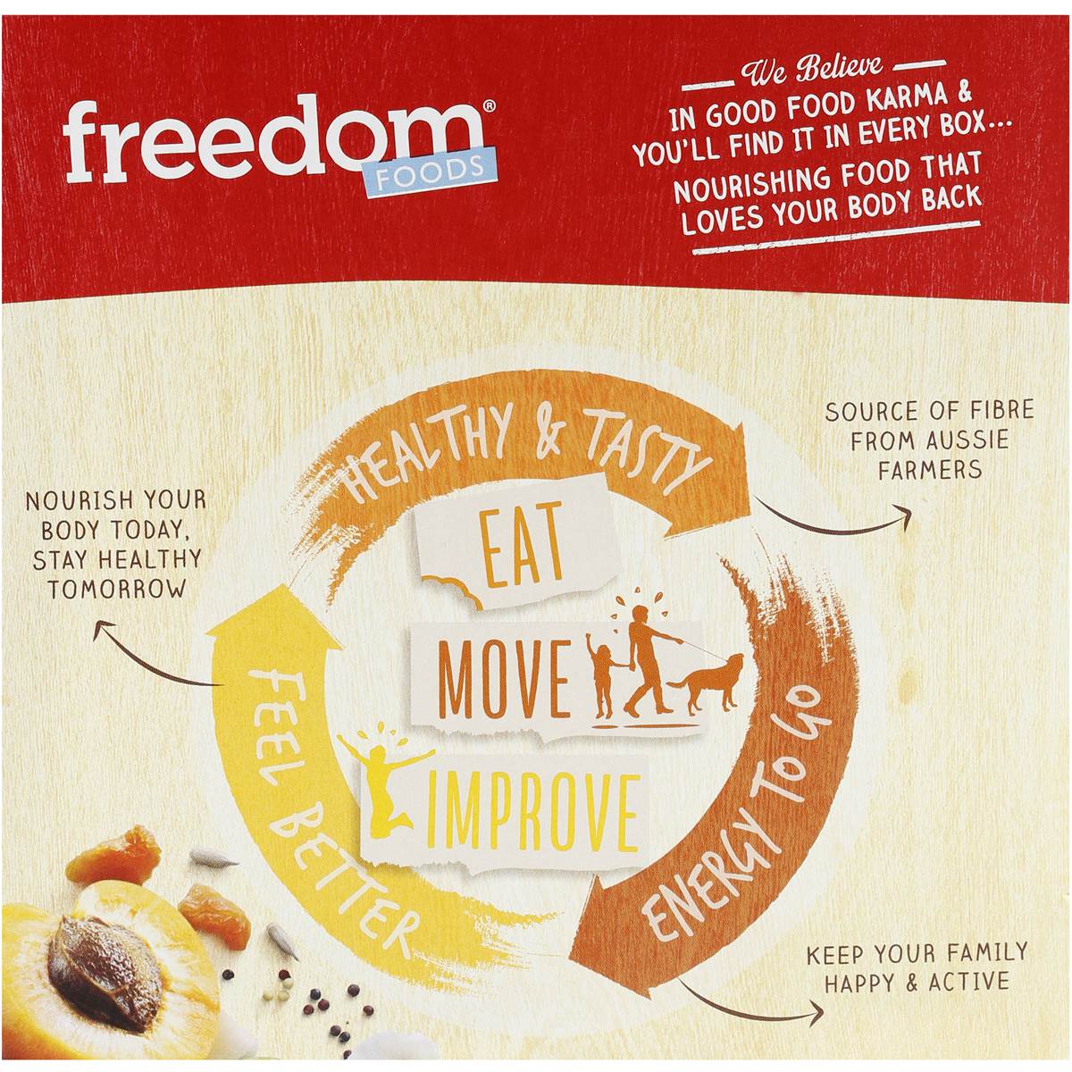 Freedom Foods Nut Free Muesli Bar 6pk 198g Woolworths