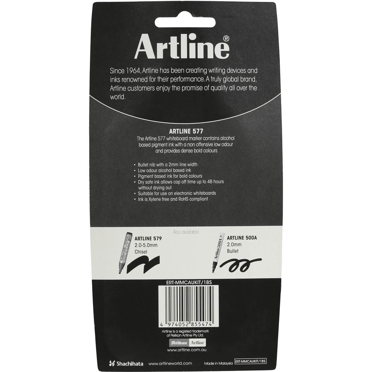 Artline Whiteboard Marker Magic Eraser Caddy Each Woolworths