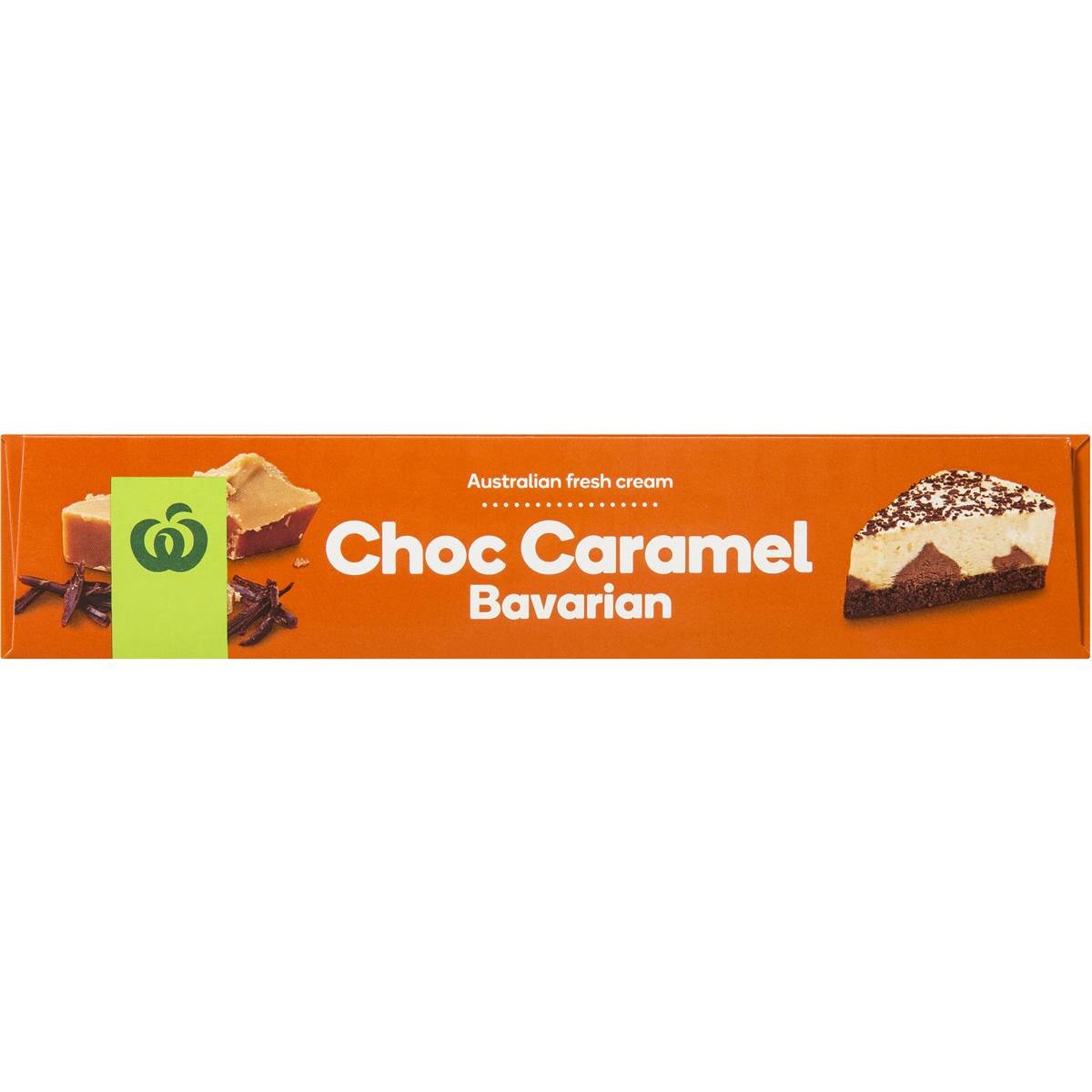 Woolworths Cheesecake Caramel & Choc Bavarian 450g Woolworths