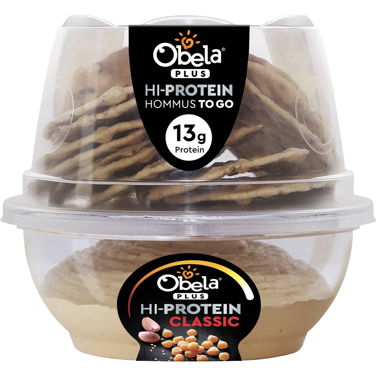 Obela Hi Protein Hommus To Go 125g