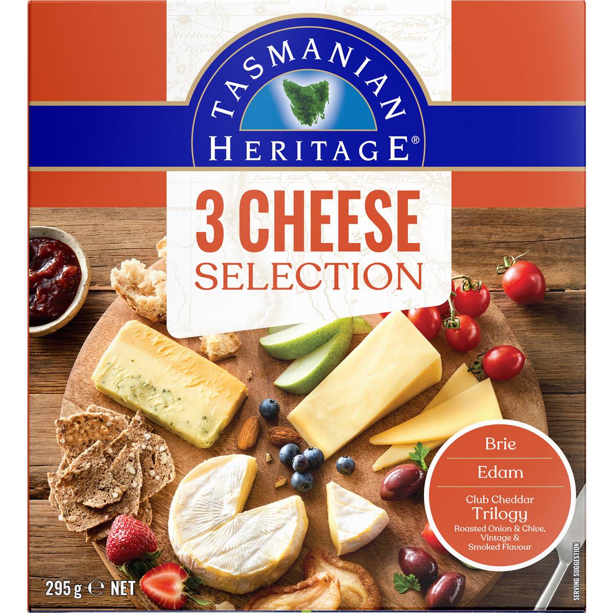 Tasmanian Heritage 3 Cheese Selection 295g
