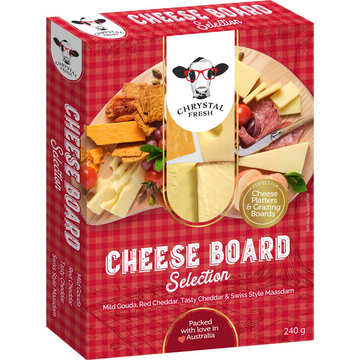 Chrystal Fresh Cheese Board Selection 240g