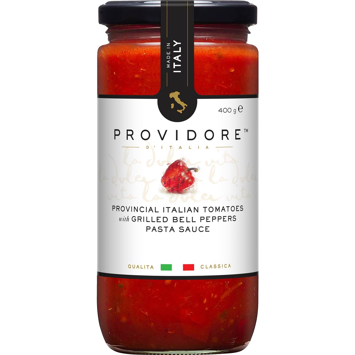Providore Vine Ripened Tomato Pasta Sauce With Grilled Bell Pepper 400g