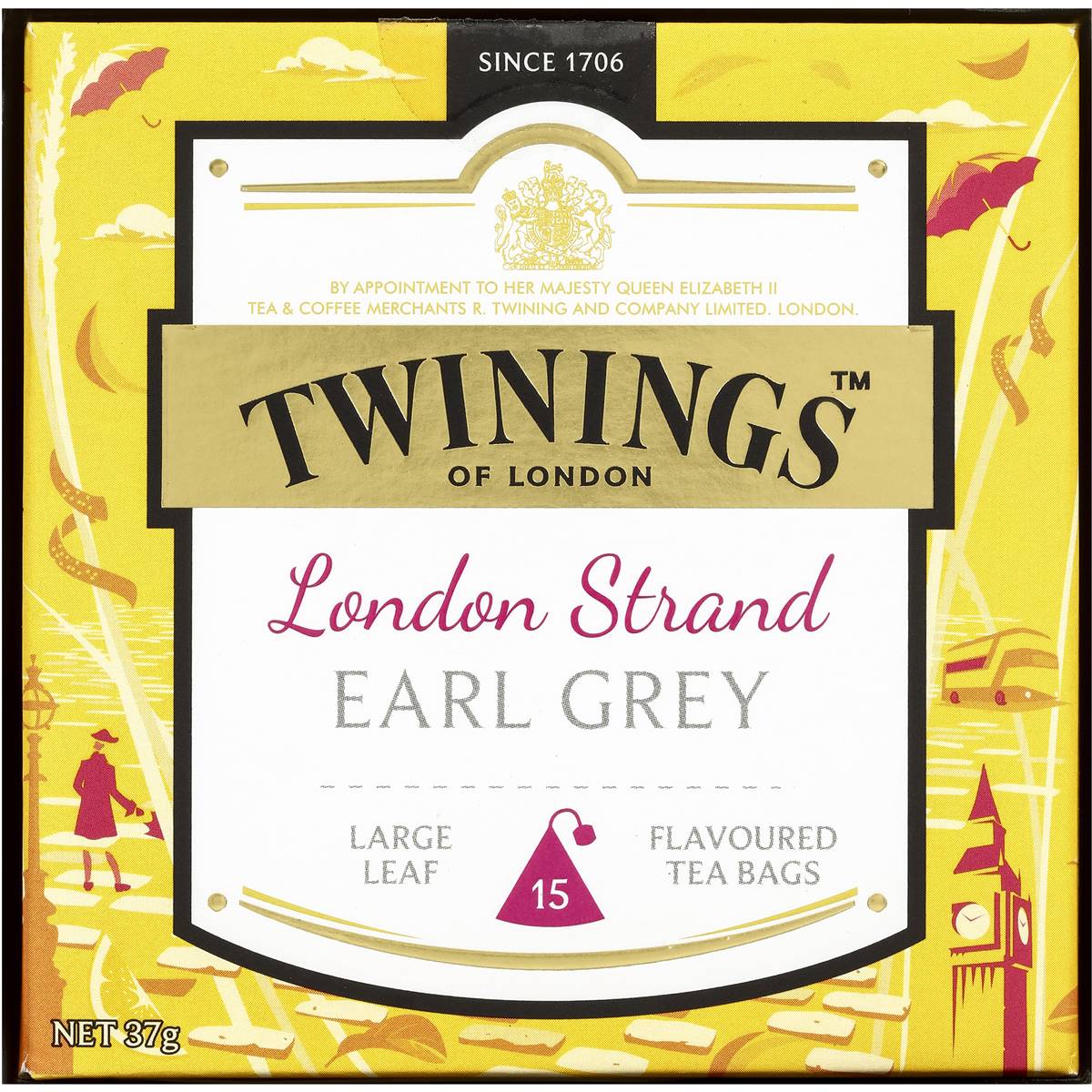 Twinings Earl Grey Tea London Strand 15pk Woolworths