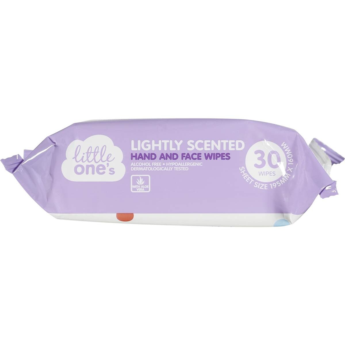 Little One's Baby Wipes Hand & Face 30 Pack Woolworths