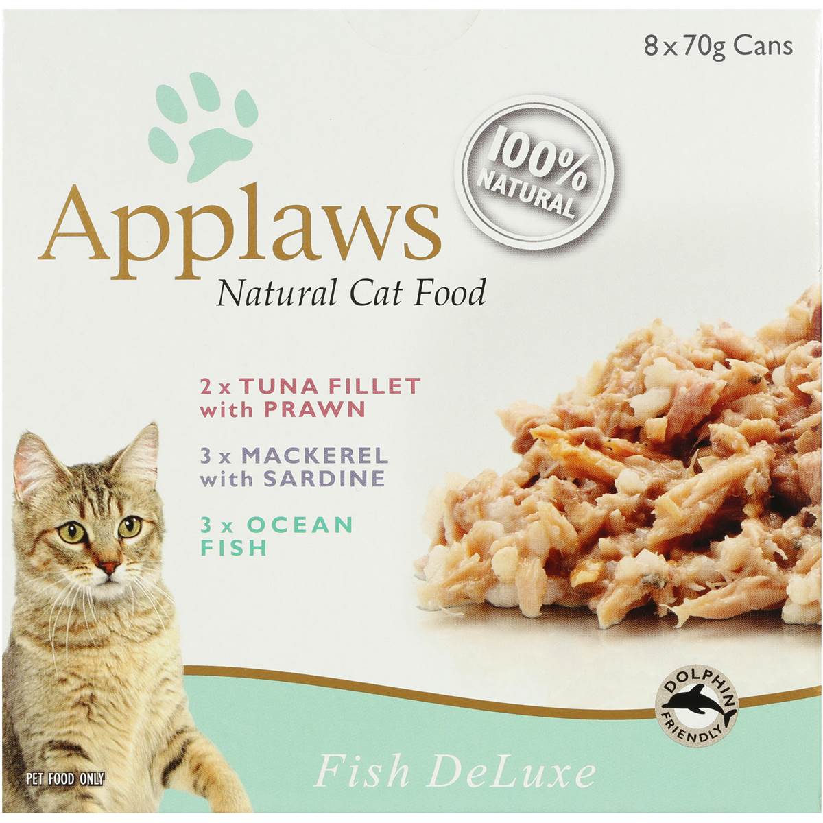 Applaws Cat Food Fish Deluxe 8x70g Woolworths