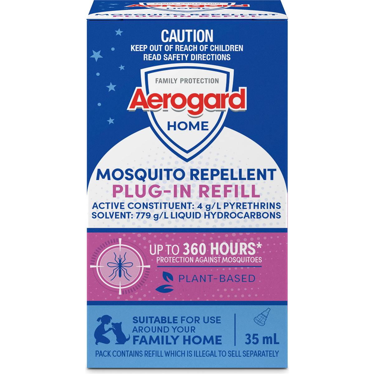 Aerogard Home Mosquito Control Plug In Refill 35mL