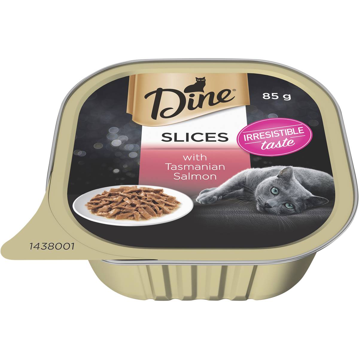 Dine Slices With Tasmanian Salmon Wet Cat Food Tray 85g Woolworths