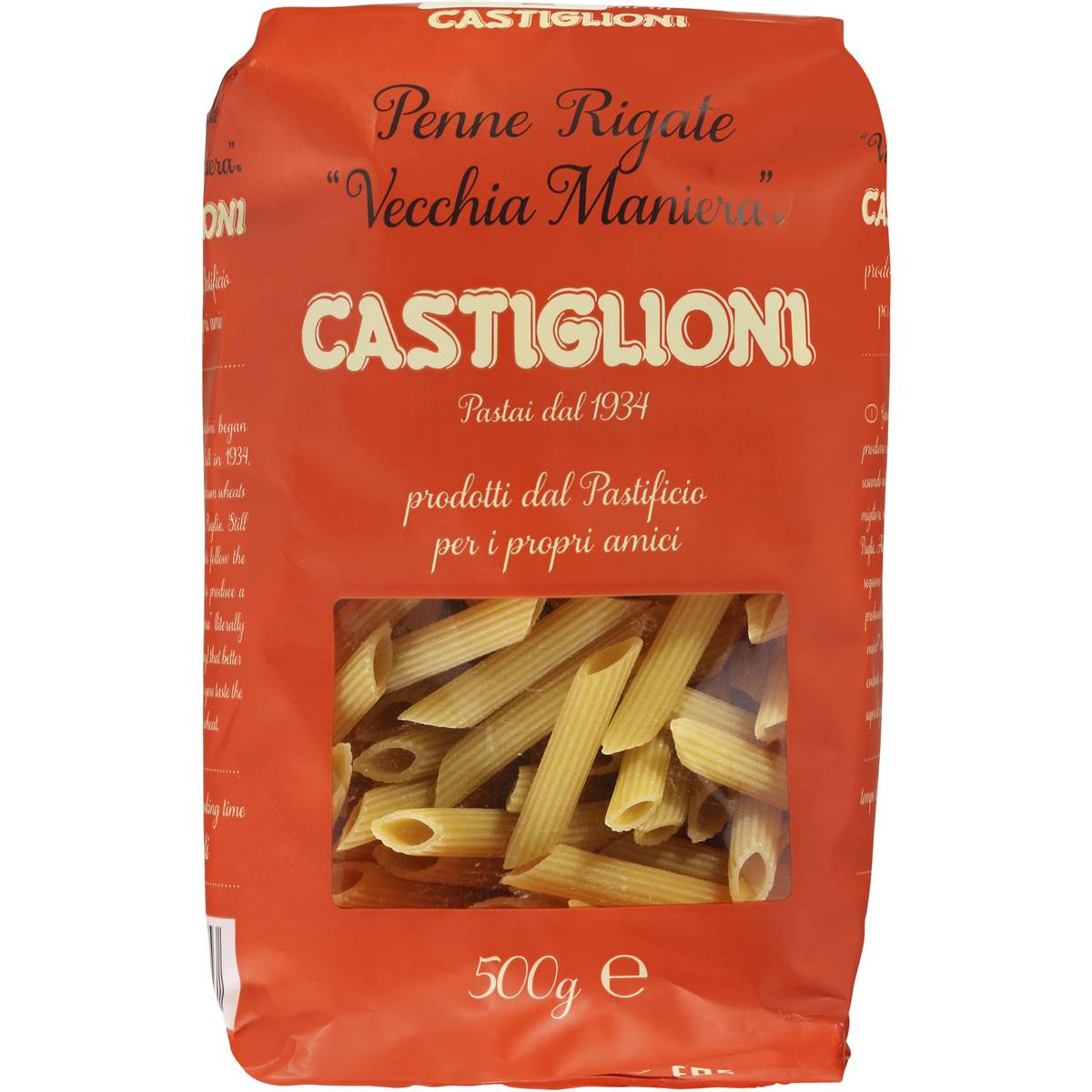 Castiglioni Penne Rigate Pasta 500g | Woolworths