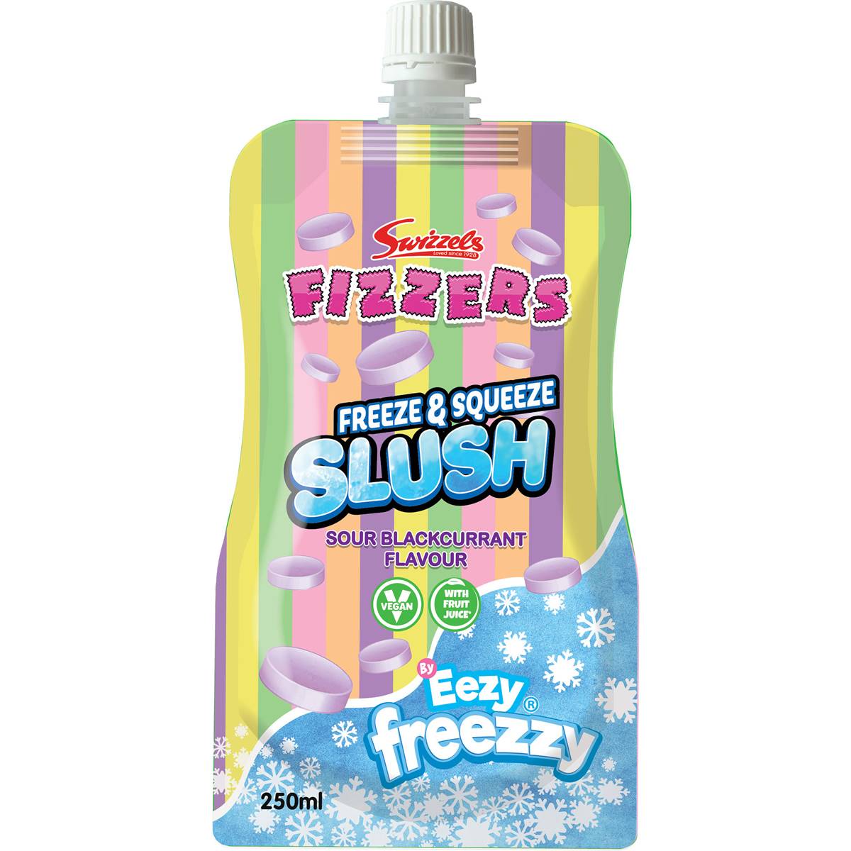 Swizzels Slush Pouch Sour Blackcurrant 250mL