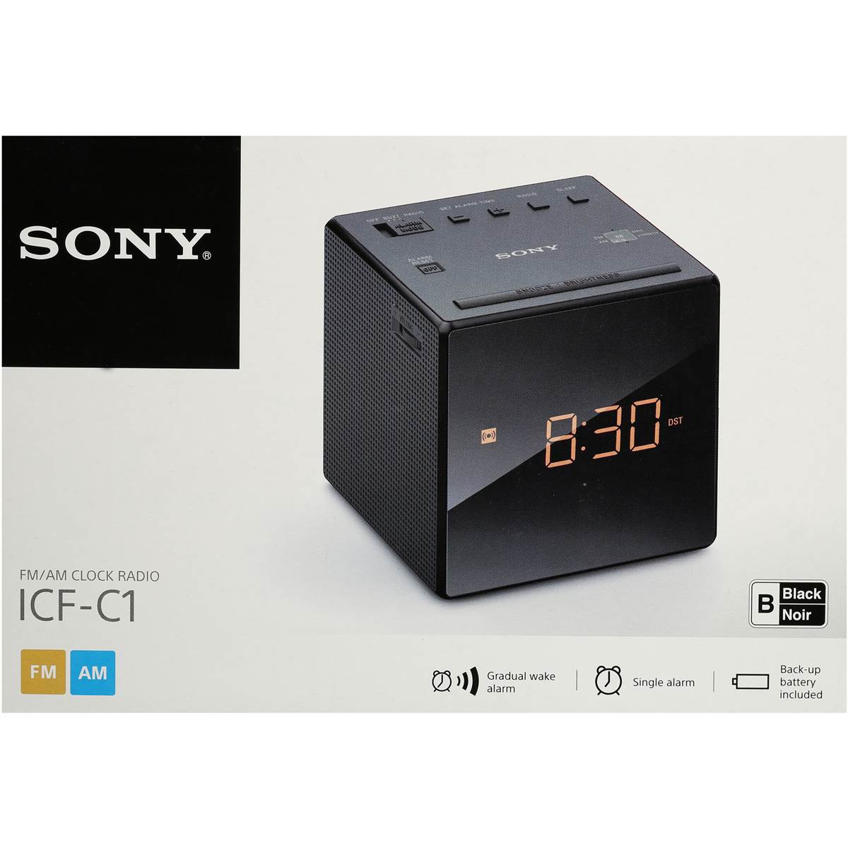 Sony Fm/am Clock Radio Each Woolworths