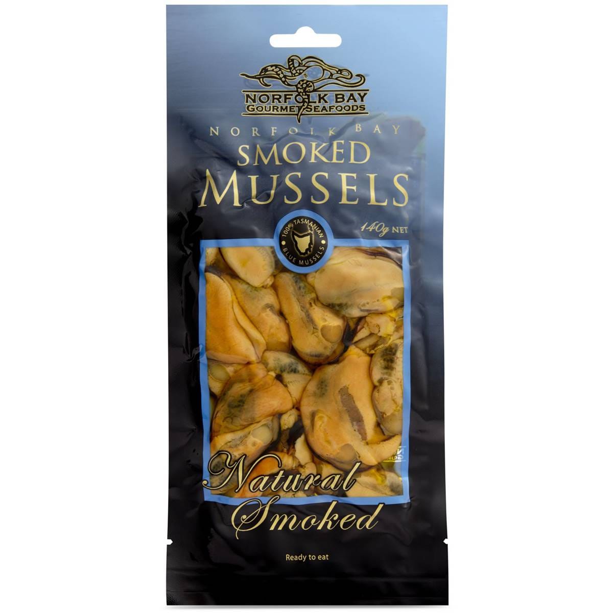 Norfolk Bay Smoked Mussels Natural Canola Oil 140g Woolworths
