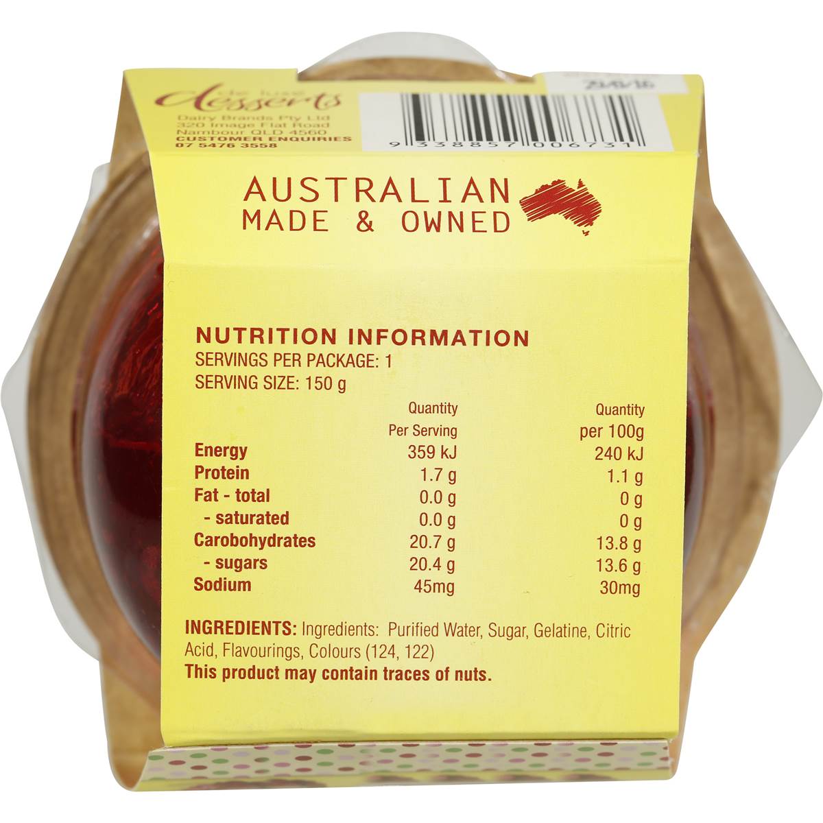 Woolworths Jelly Cups 150g Woolworths