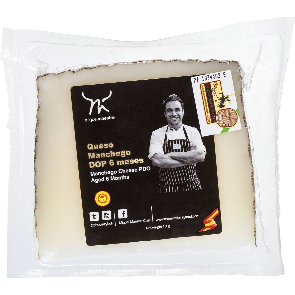 Miguel Maestre Manchego Cheese Aged 6 Months 150g Woolworths