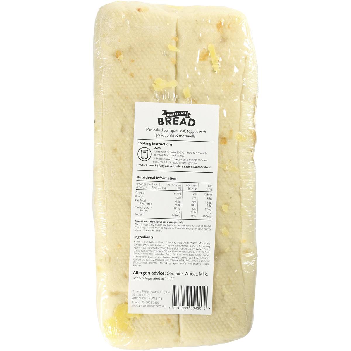 Tear N Share Garlic Bread 300g Woolworths