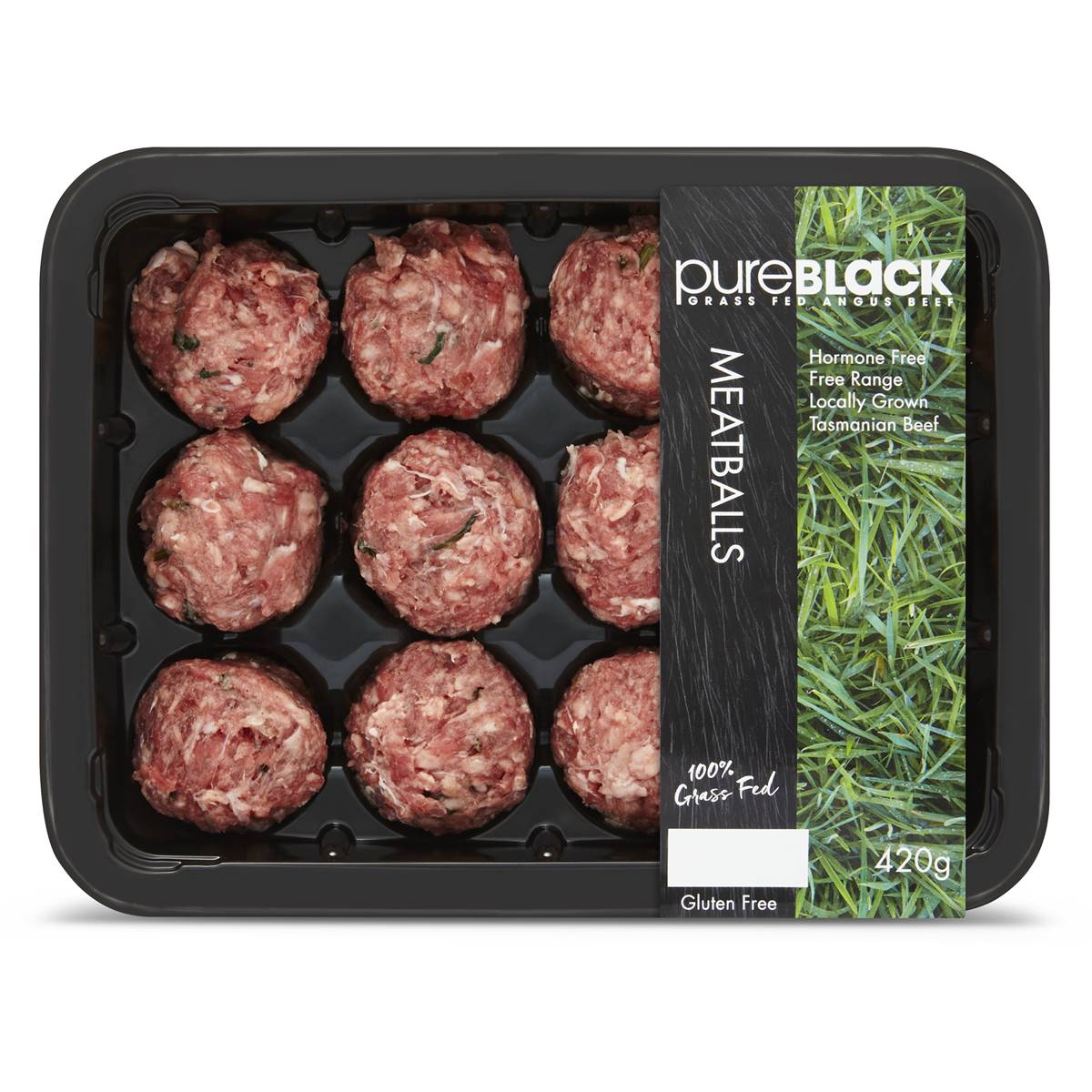 Pure Black Beef Meatballs 420g Woolworths