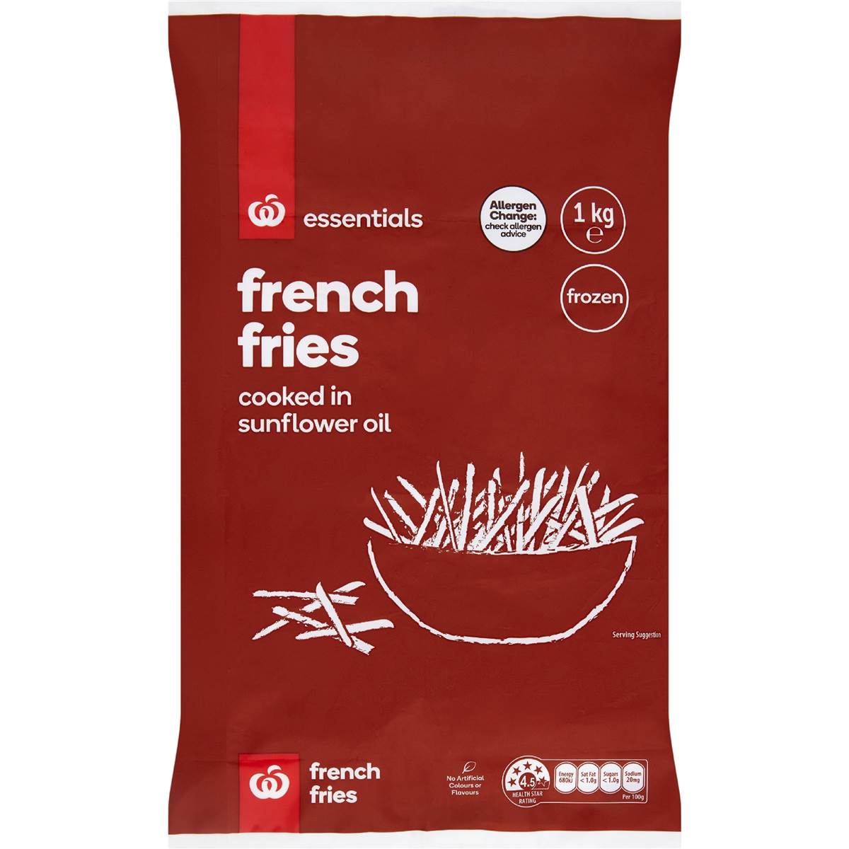 Essentials French Fries 1kg