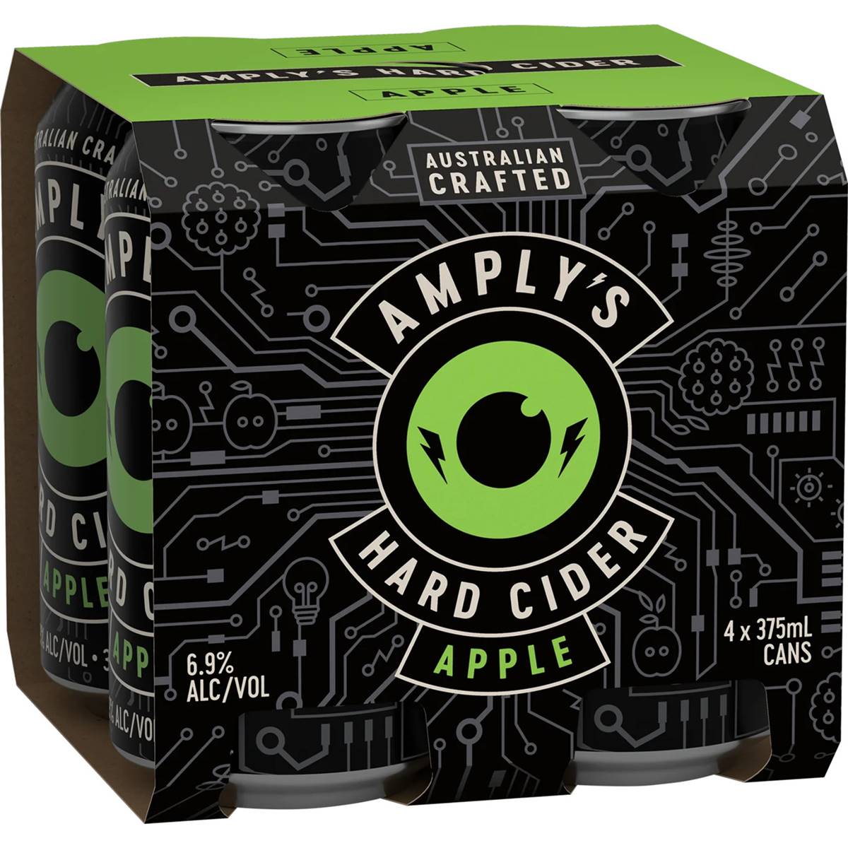 Ampersand Hard Apple Cider Can 375mL x 4 Pack