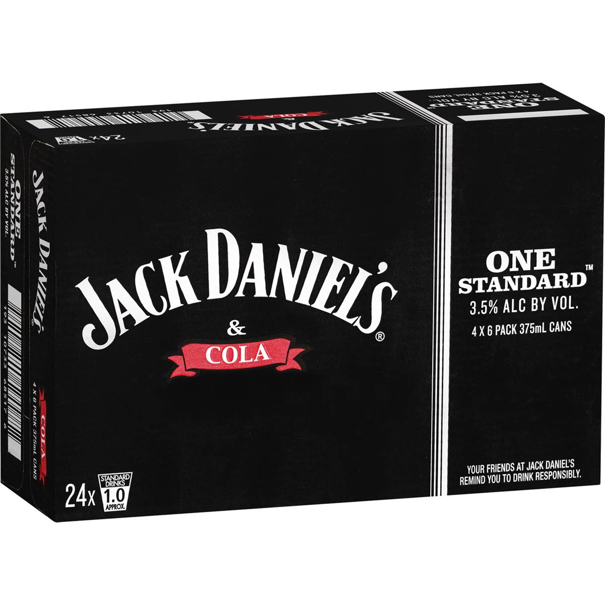 Jack Daniel's Whiskey & Cola 3.5% Cans