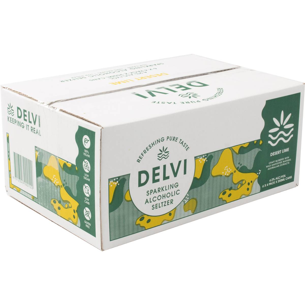 Delvi Delvi Desert Lime Hard Seltzer Cans