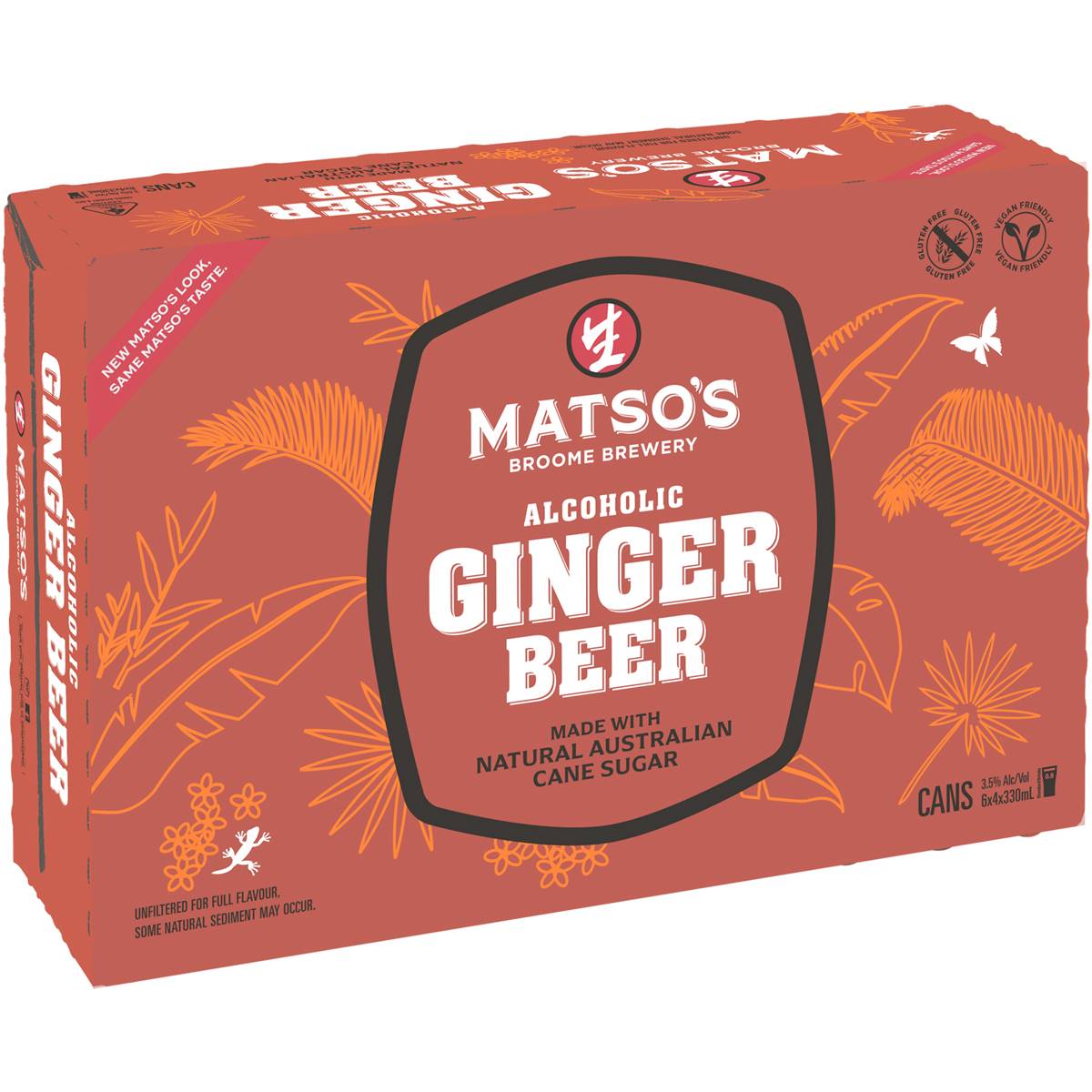 Matso's Ginger Beer Cans