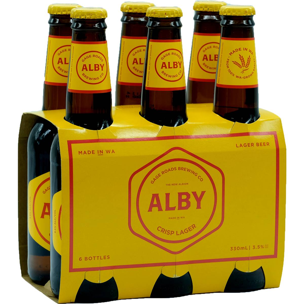 Alby Crisp Lager Bottles