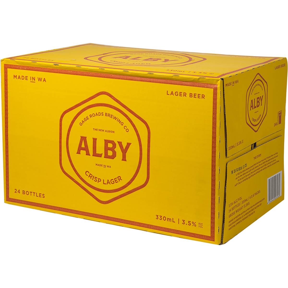 Alby Crisp Lager Bottles