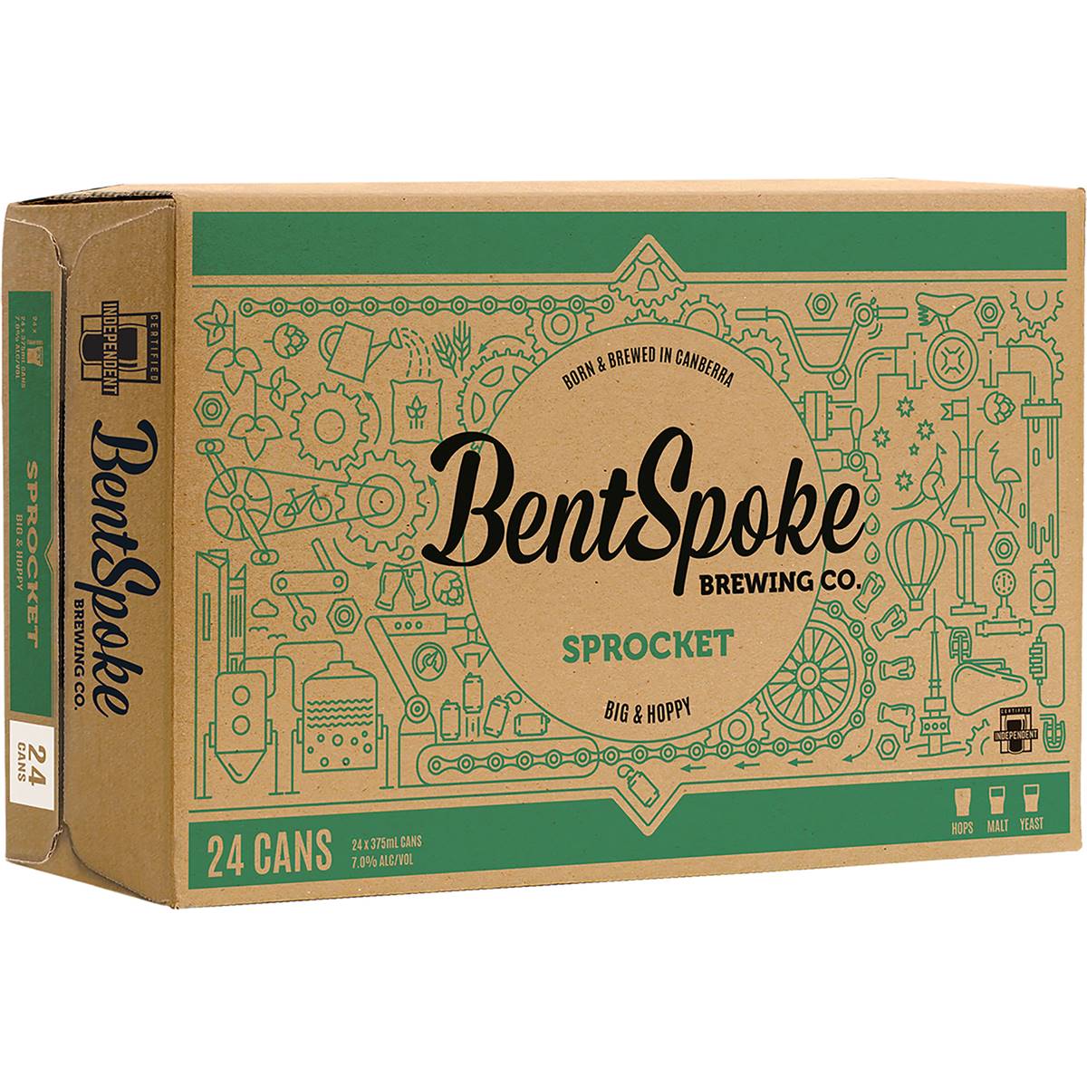Bentspoke Sprocket 'big & Hoppy' Cans