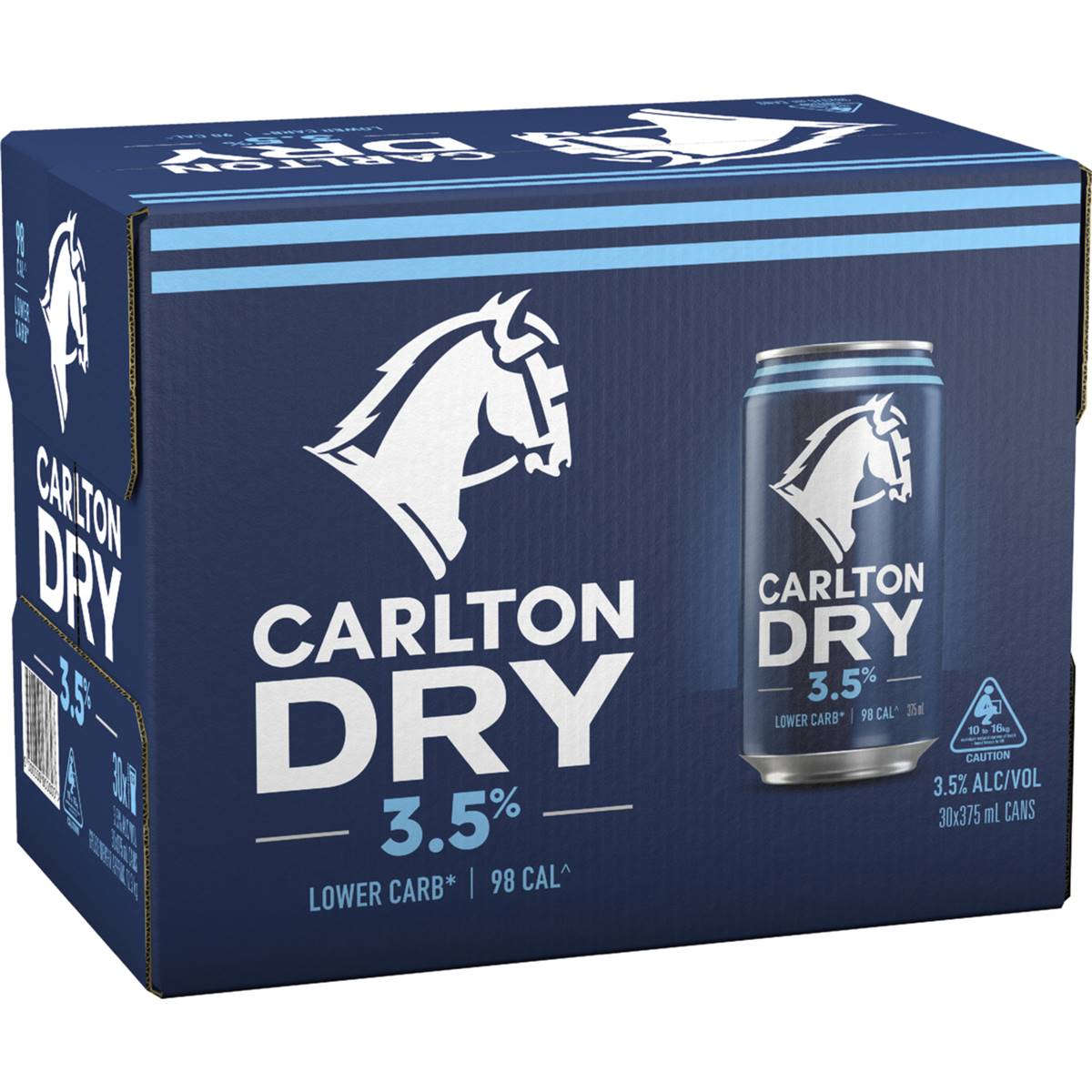 Carlton Dry Mid 3.5 Can 375mL x 30 case