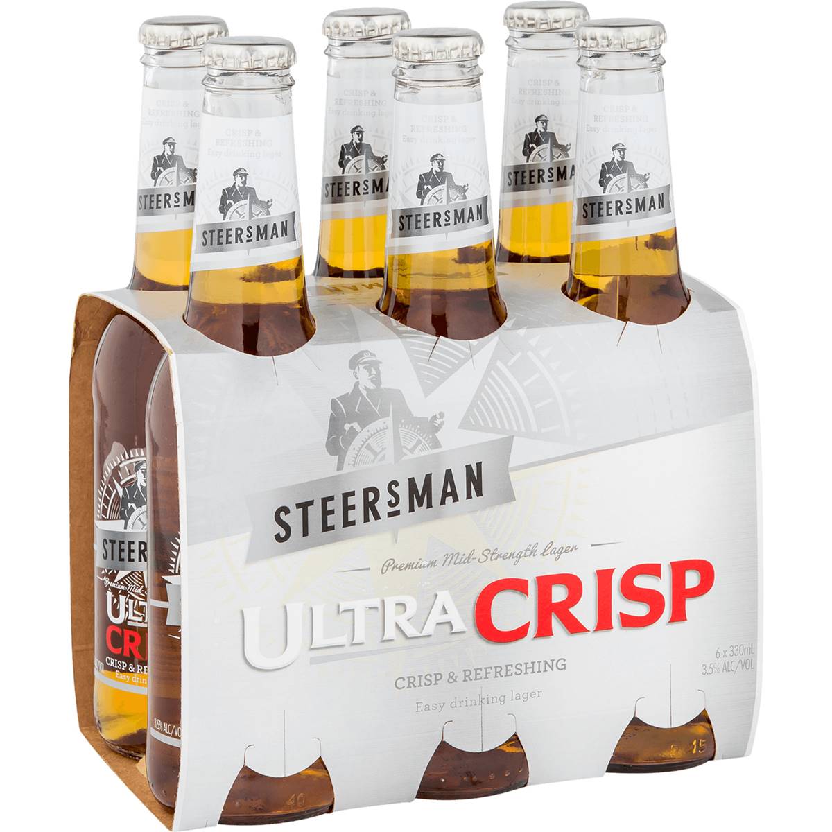 Steersman Ultra Crisp Lager Bottles