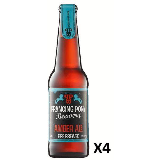 Prancing Pony Brewery Amber Ale Bottle