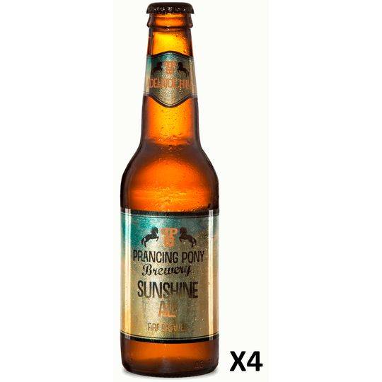 Prancing Pony Sunshine Ale Bottles