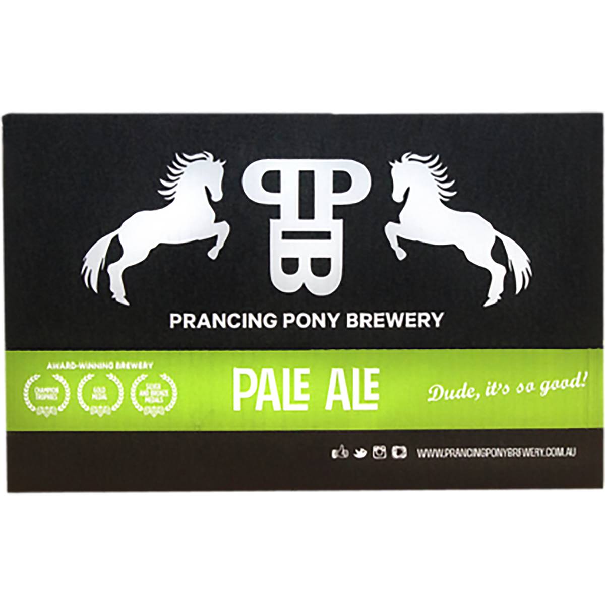 Prancing Pony Brewery Pale Ale Bottles