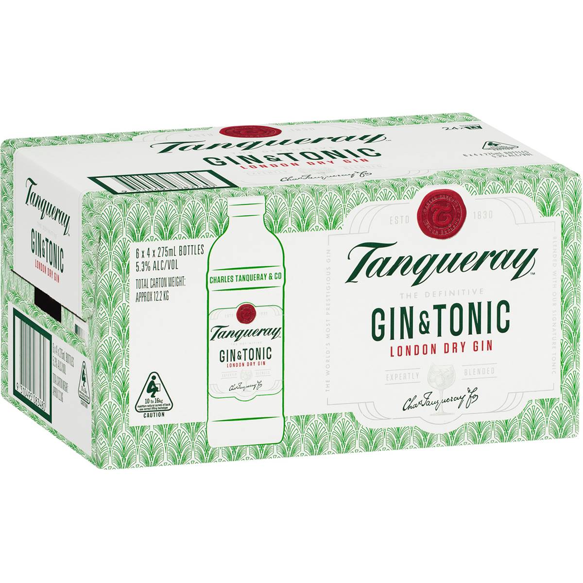 Tanqueray Gin Tonic X Ml Case Woolworths