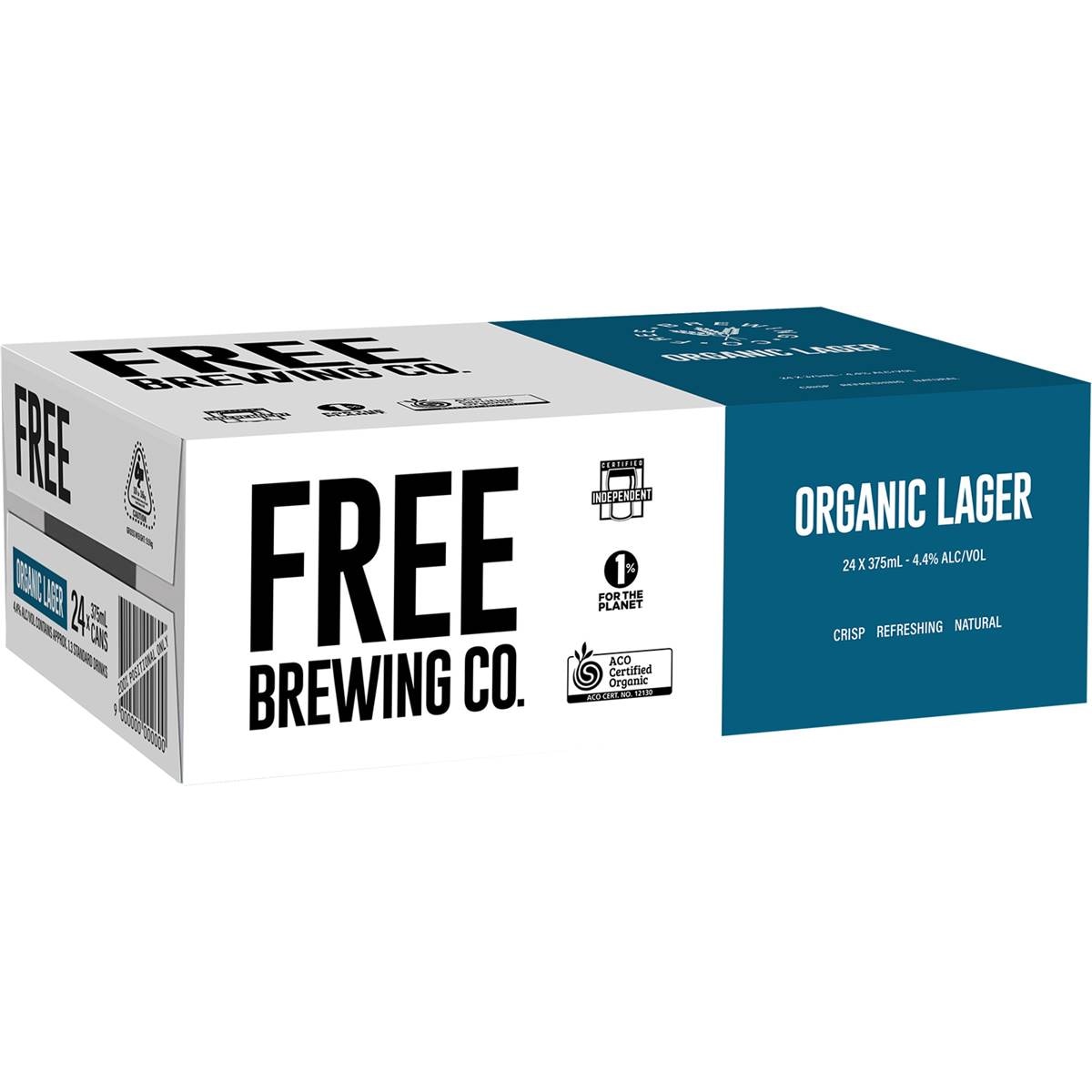Free Brewing Organic Lager Cans