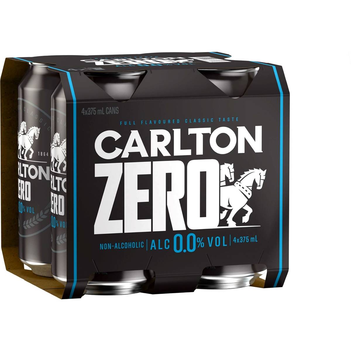 Carlton Zero Non Alcoholic 375mL x 4 pack