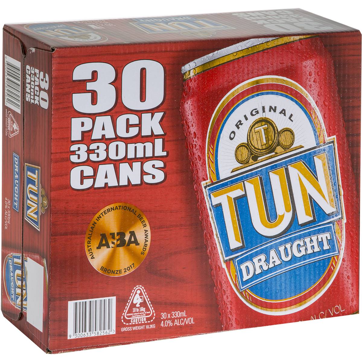 Tun Red Draught Lager Cans