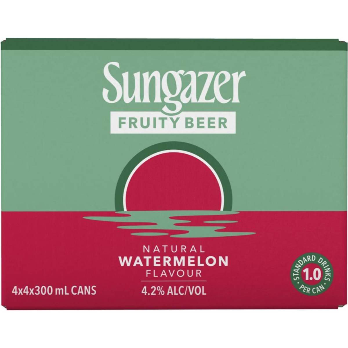 Sungazer Sungazer Fruity Beer Natural Watermelon Flavour Can